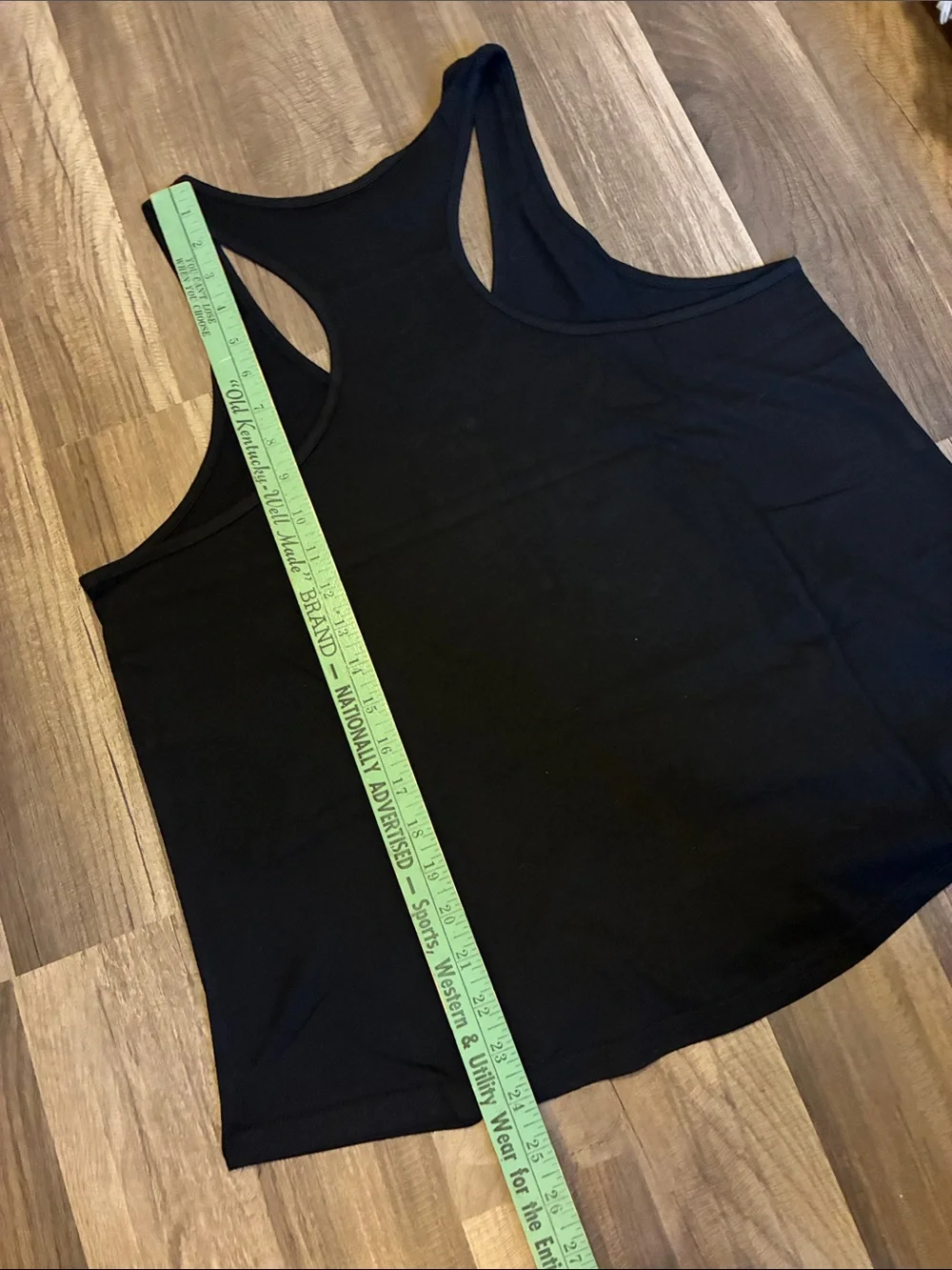 BOGO FREE- Black Cotton Hilarious Graphic Racerback Tank -NWOT- Size Large